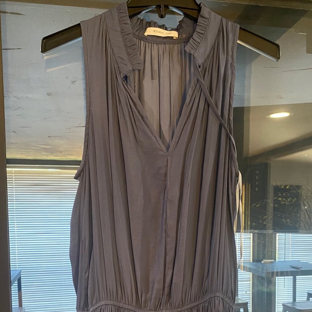 VICI Collection Gray-Blue Mini Dress